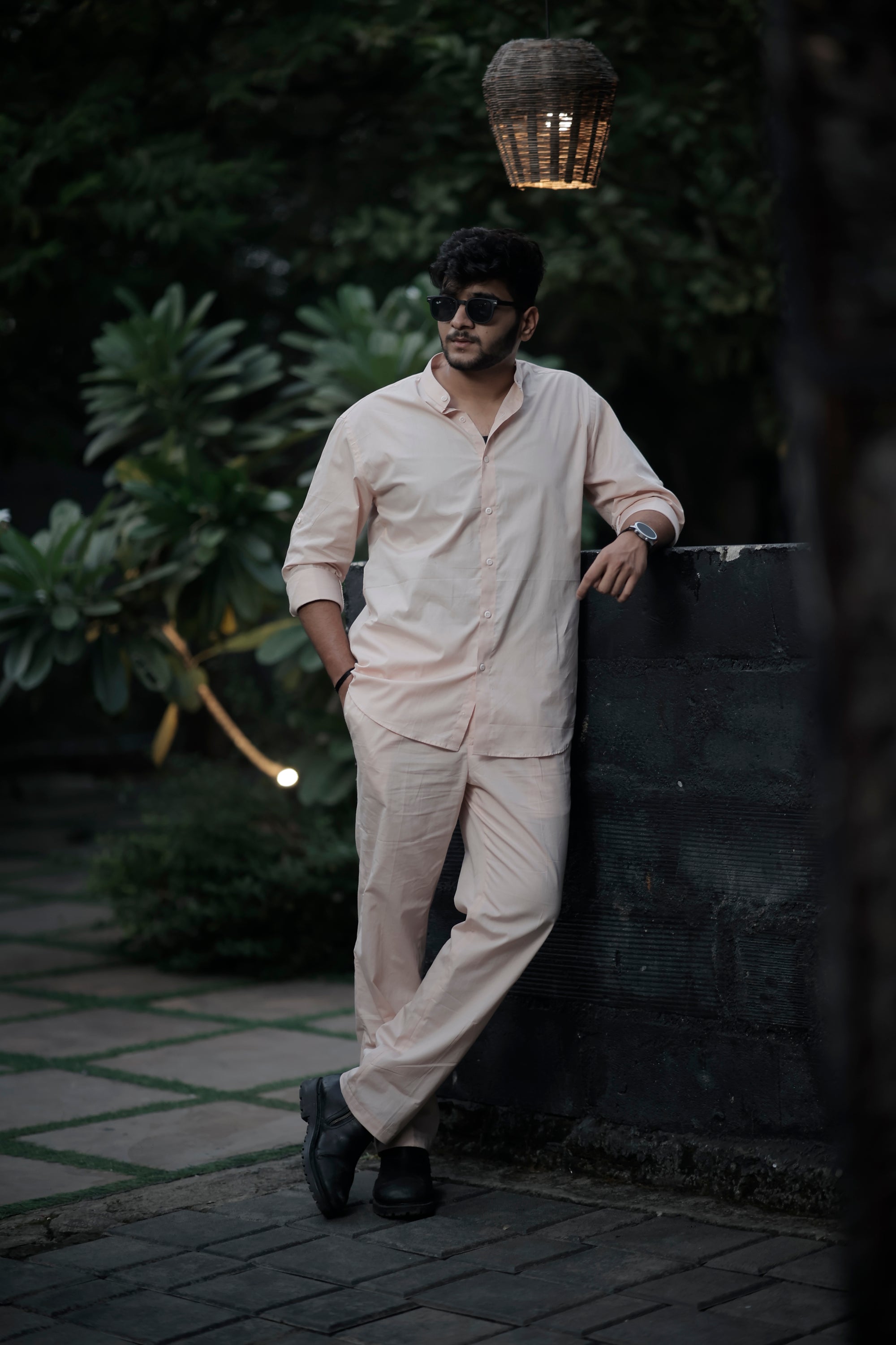 Sunset Elegance Peach Co-Ord Set