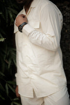 Ivory Sophisticate Double Coller Co-Ord Set